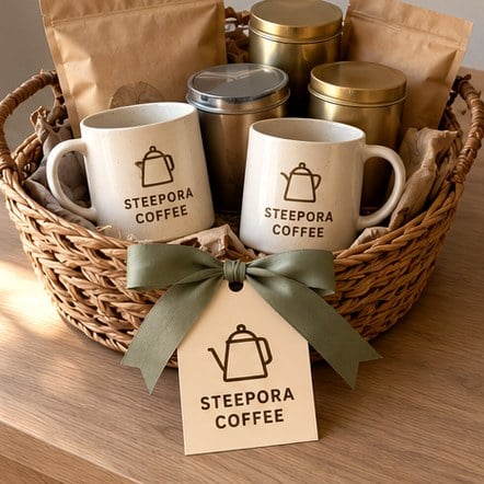 Custom Coffee and Tea Gift Baskets